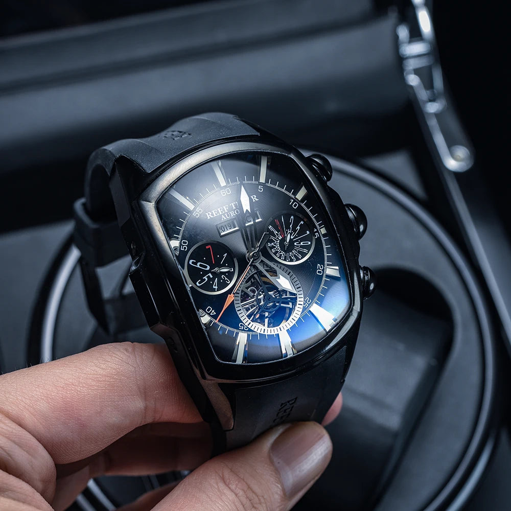 Men Luminous Analog Tourbillon Watch