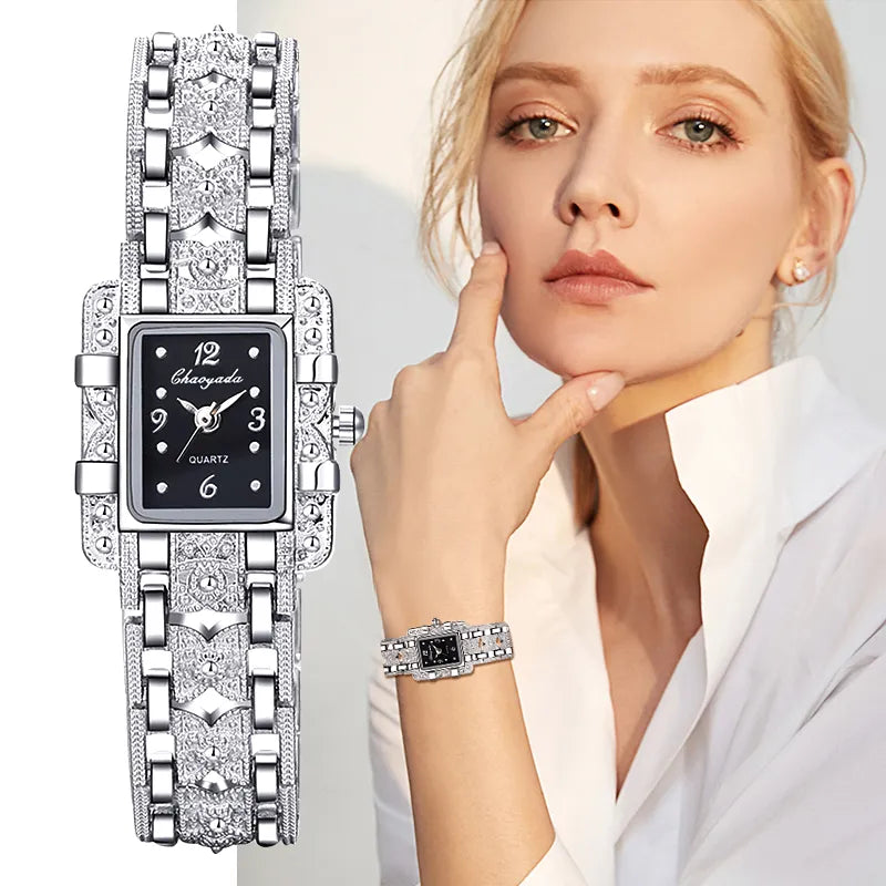 Women Watch Rectangle Dial