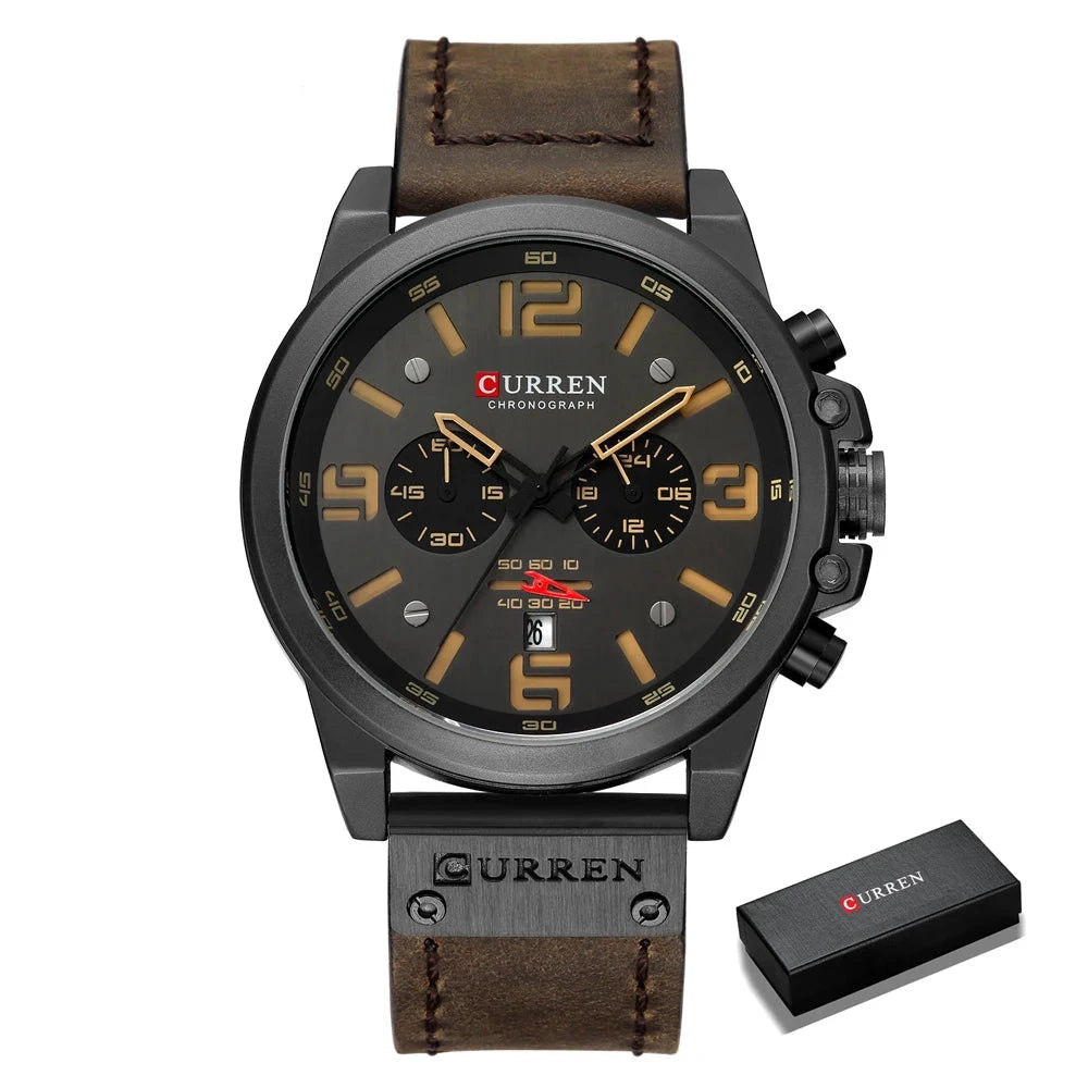 Luxury Waterproof Military Chronograph Watch