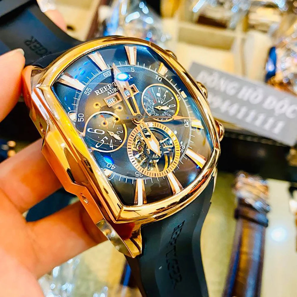 Men Luminous Analog Tourbillon Watch