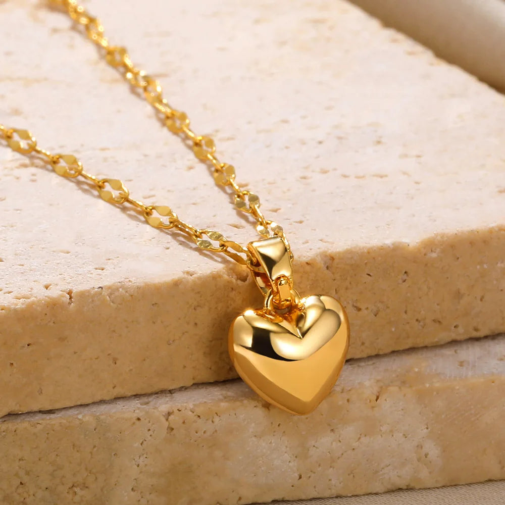 Trendy Love Heart Necklace