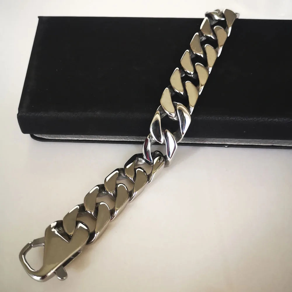 Titanium Steel Punk Bracelet