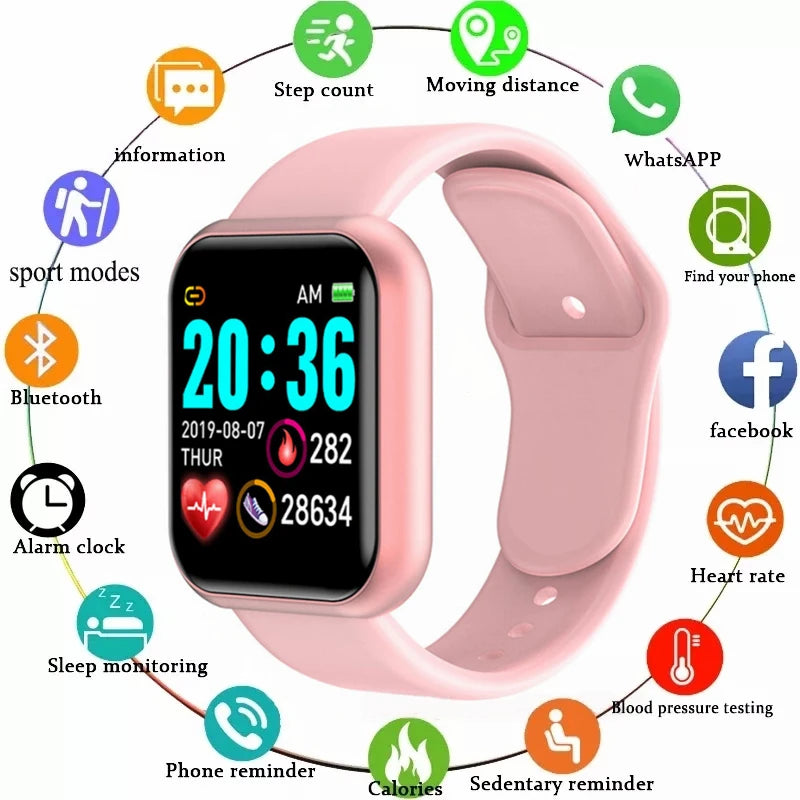 Y68 Bluetooth Fitness Smartwatch