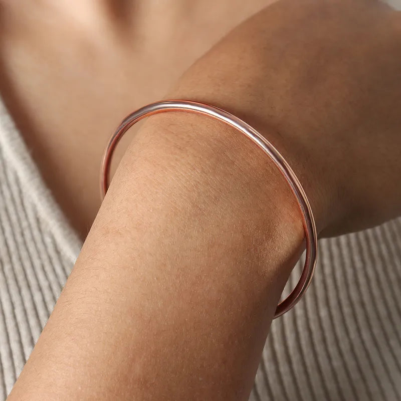 Simple Round  Women's Bangles