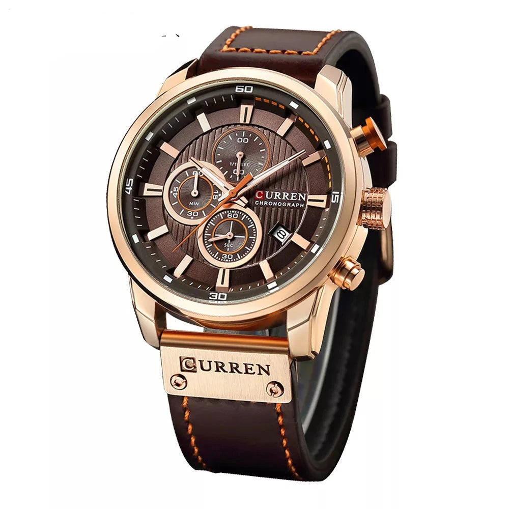 Male Chronograph Sport Wrist Watch