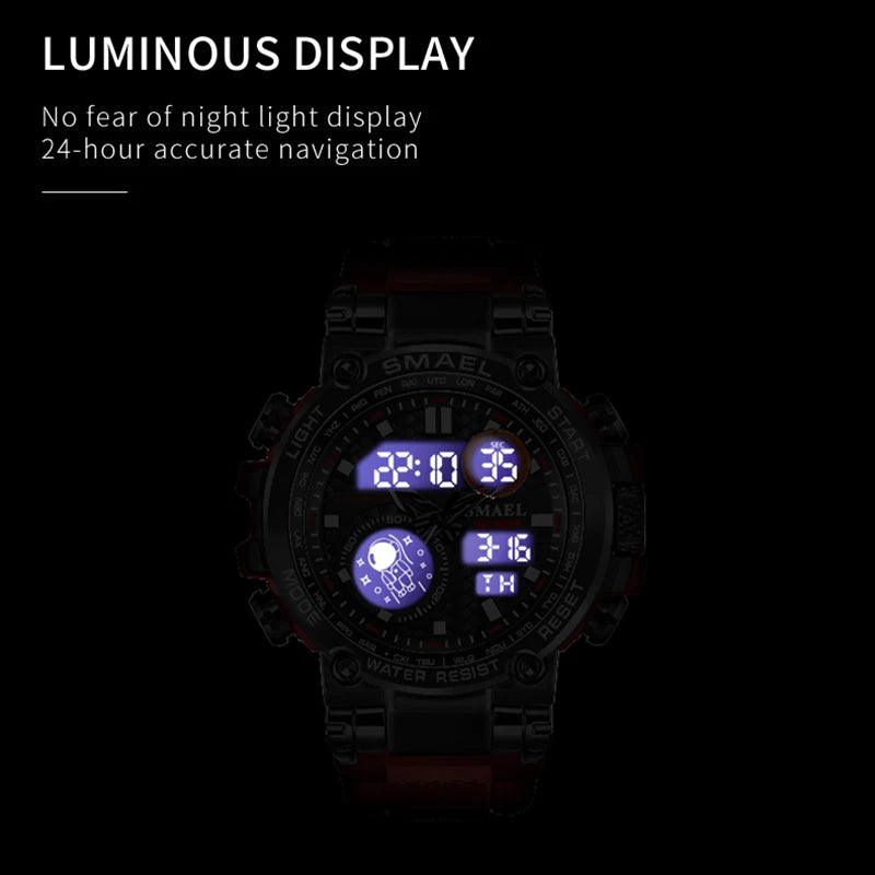 Men Military Digital Quartz Watch