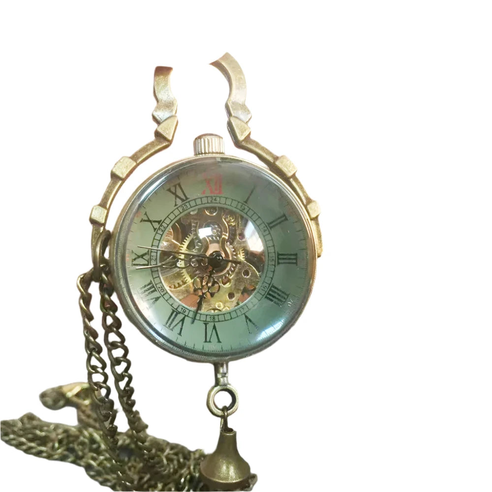 Transparent  Mechanical Pocket Watch