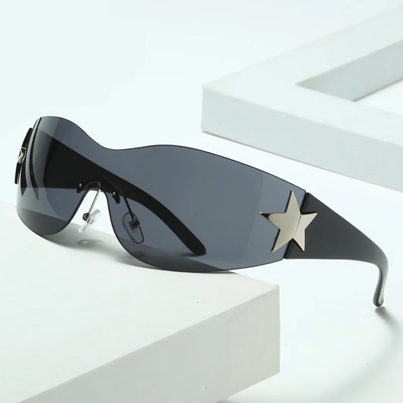 Punk Y2K Wrap Around Sunglasses