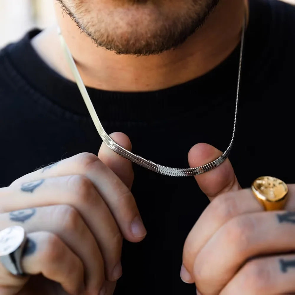 Hip Hop Snake Chain Necklace