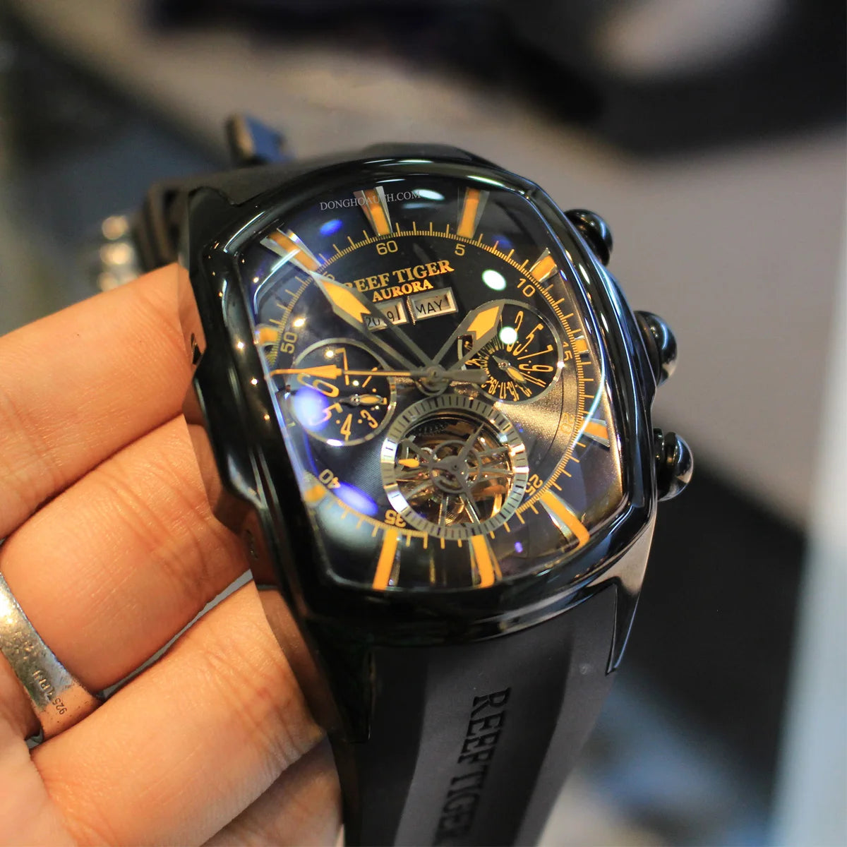 Men Sport Tourbillon Watche