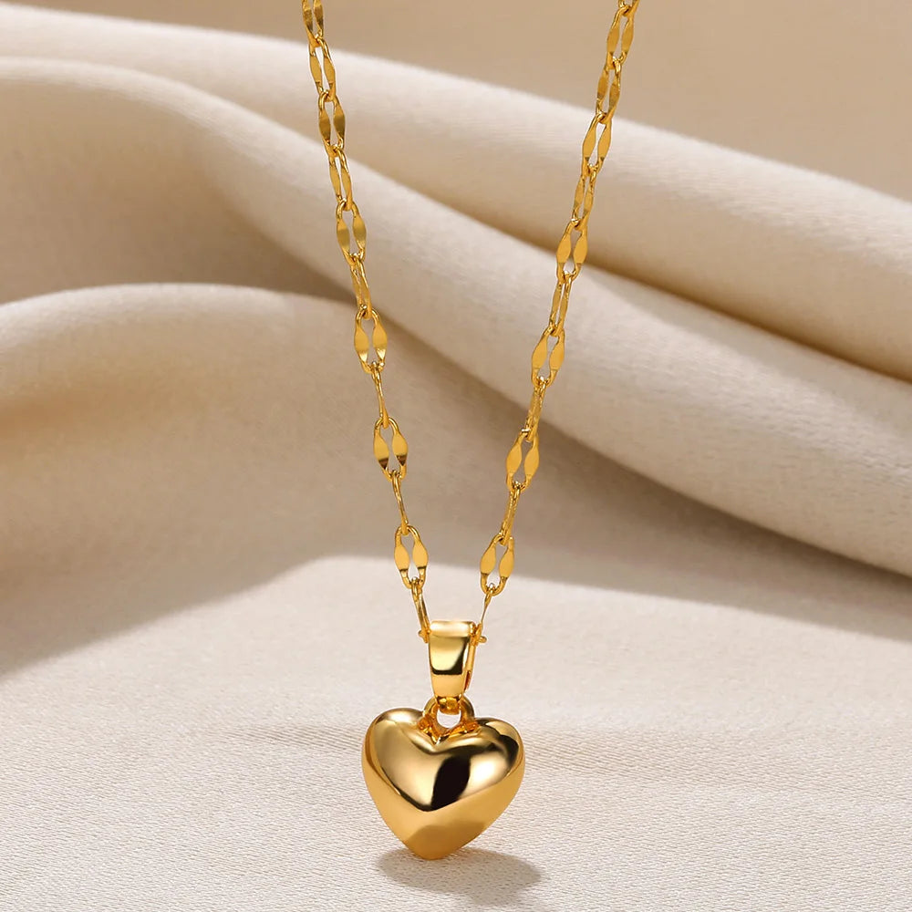 Trendy Love Heart Necklace