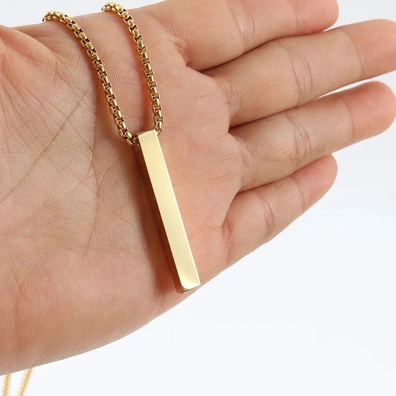 Geometric Pendant Simple Trendy Necklace