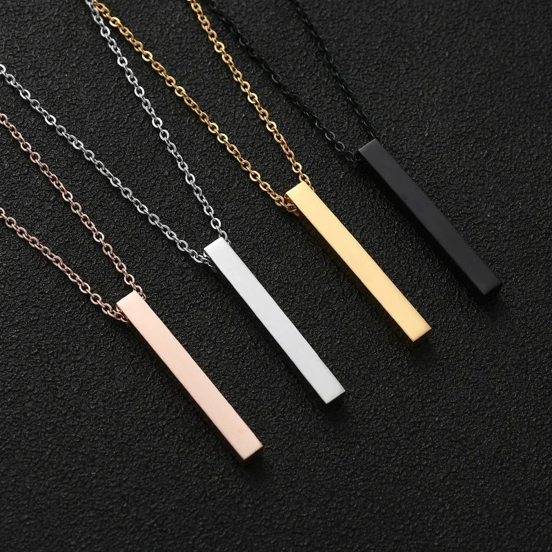 Black Pillar Necklace