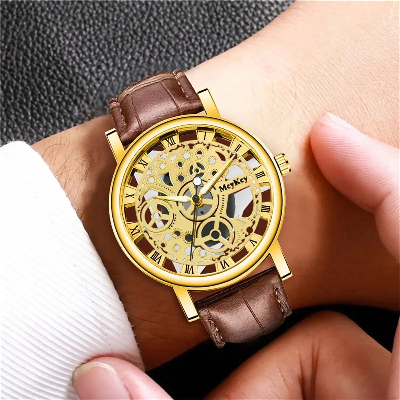 Men's Clock Quartz Sport Watch