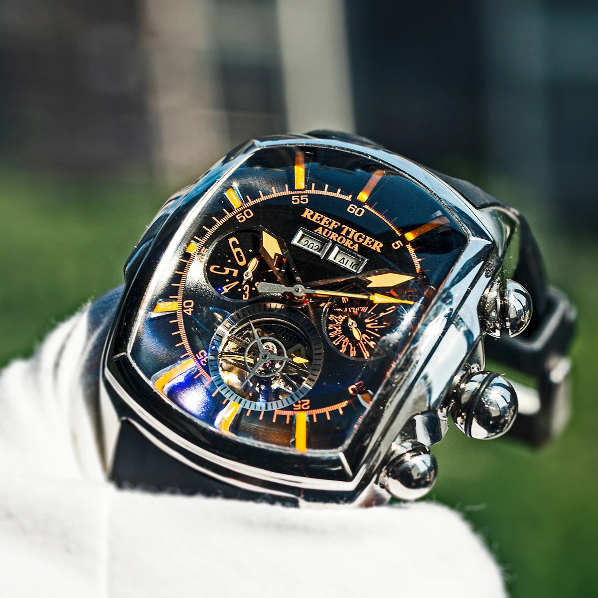 Men Sport Tourbillon Watche