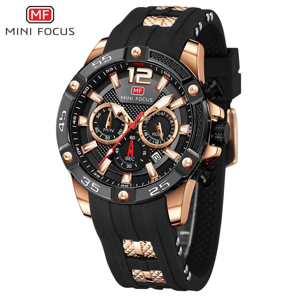 Sport Men Watches Top Brand Luxury Quartz Wristwatch Reloj Hombre Montre Homme Relogio Masculino Waterproof Black Silicone Strap