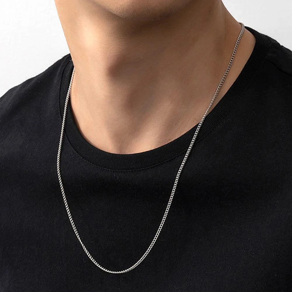 Gold Stainless Steel Chain Necklace