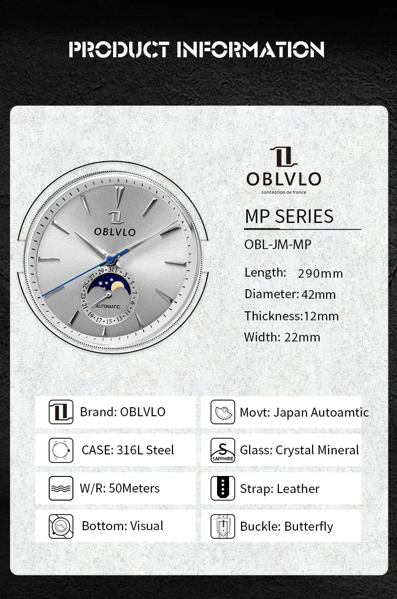 Men Automatic Mechanical Watch