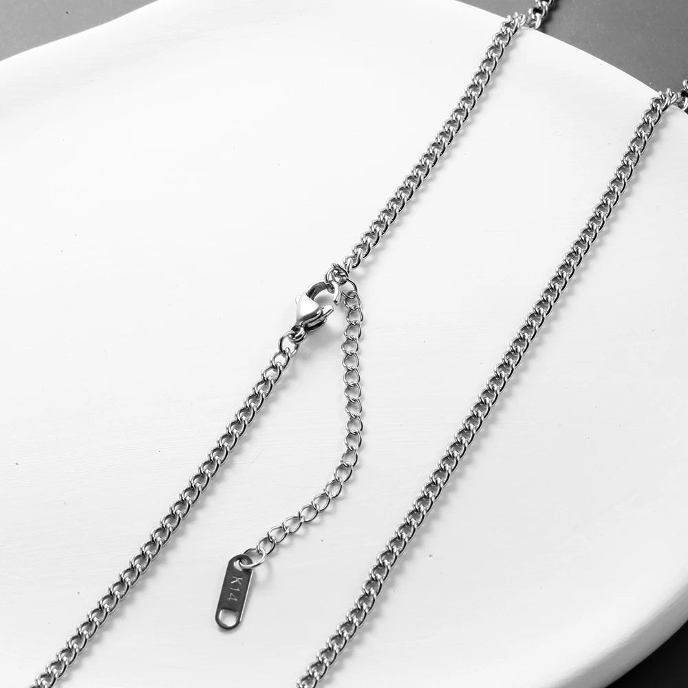 Gold Stainless Steel Chain Necklace