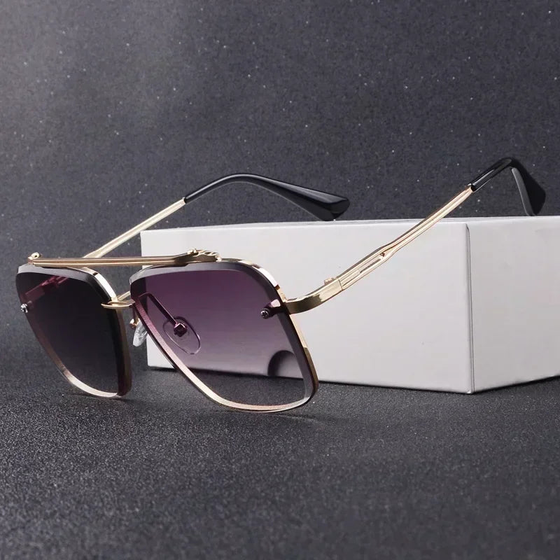 Luxury Gradient Pilot Sunglasses