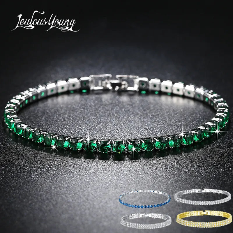 Green Crystal Bracelets