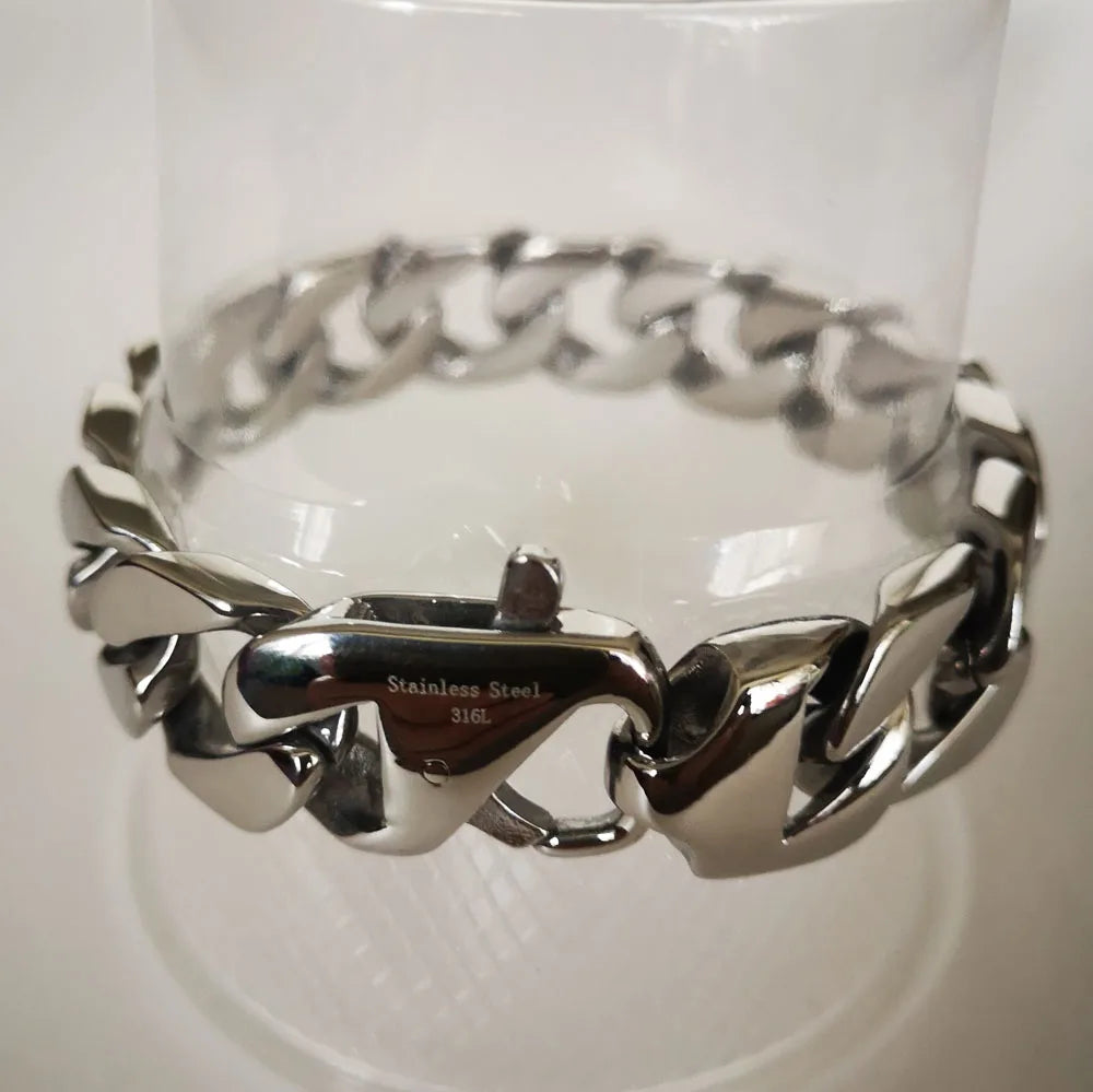 Titanium Steel Punk Bracelet