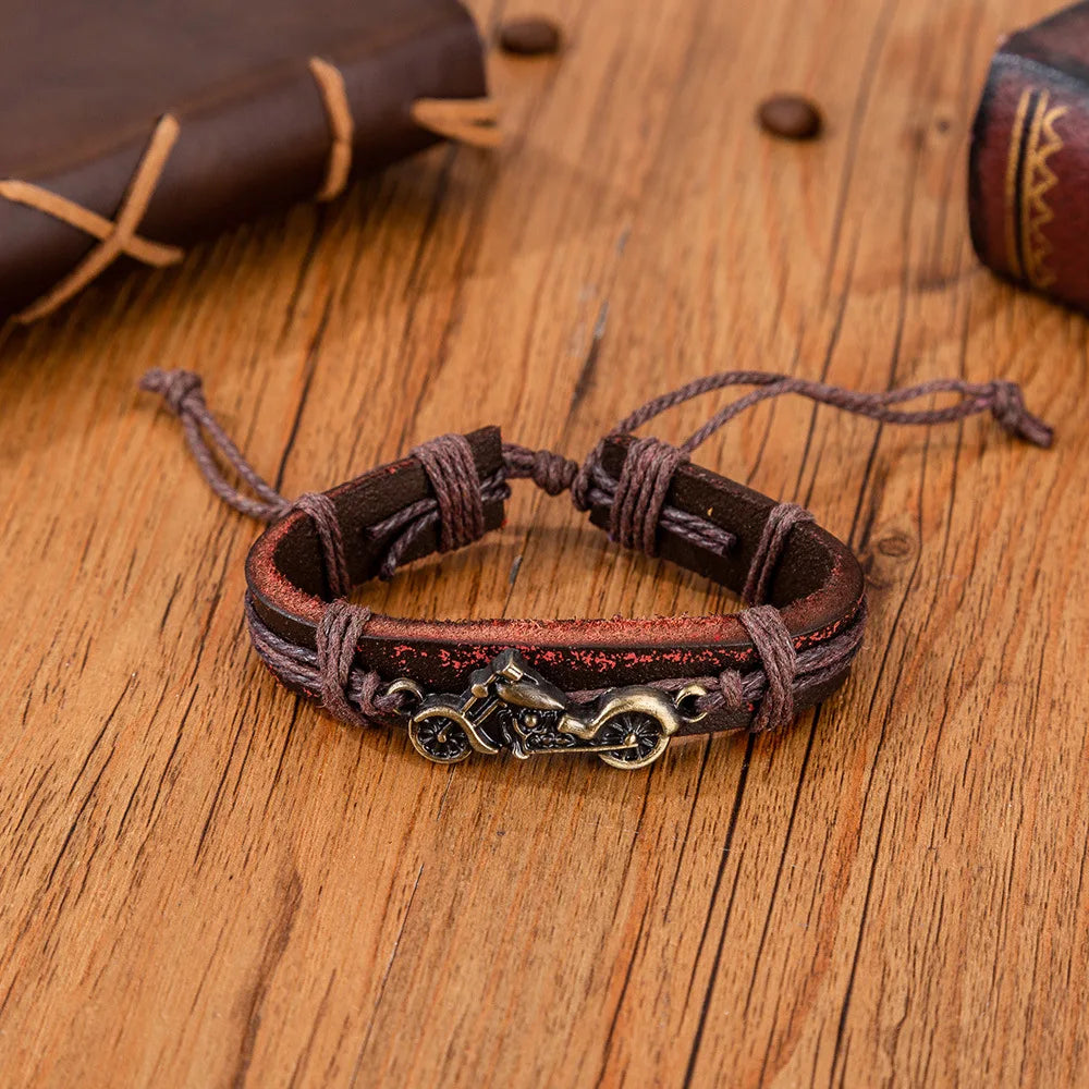 Leather Strap  Bracelet Set Watch Gift Box