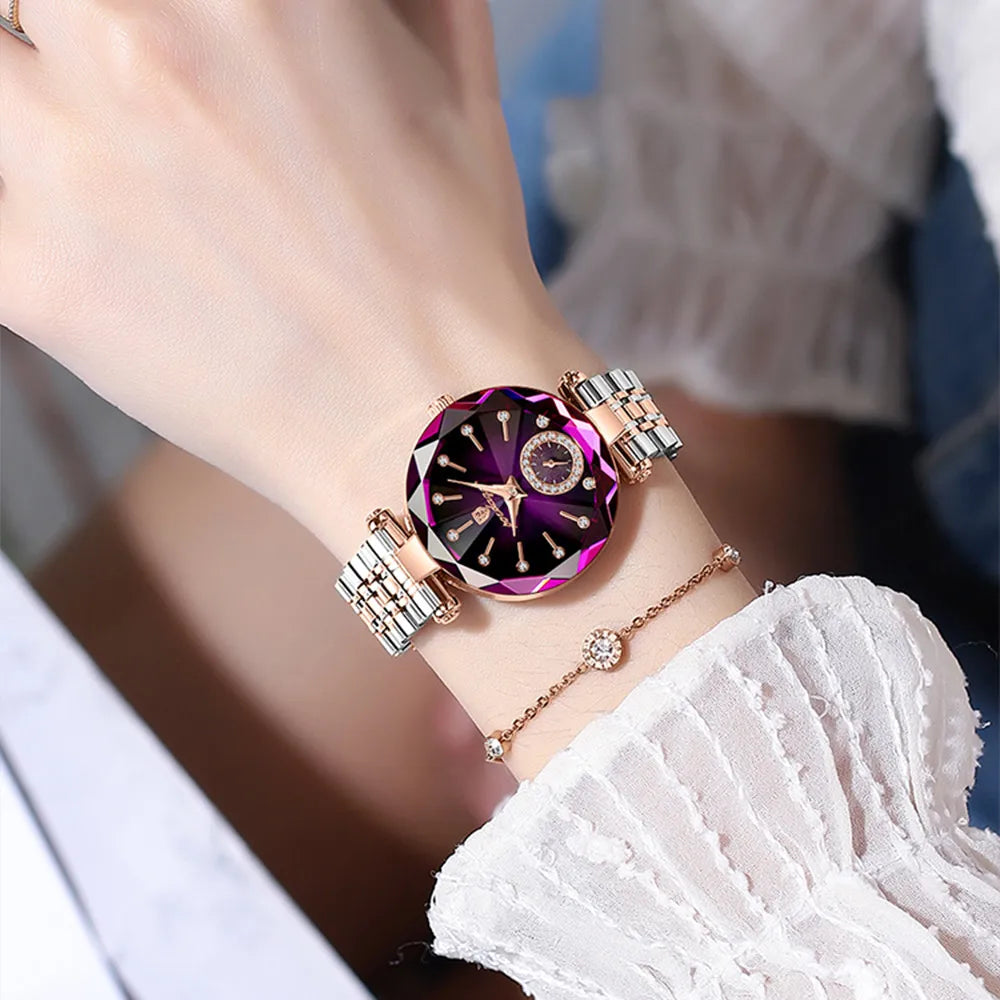 Luxury Waterproof Stainless Steel Women's Watch