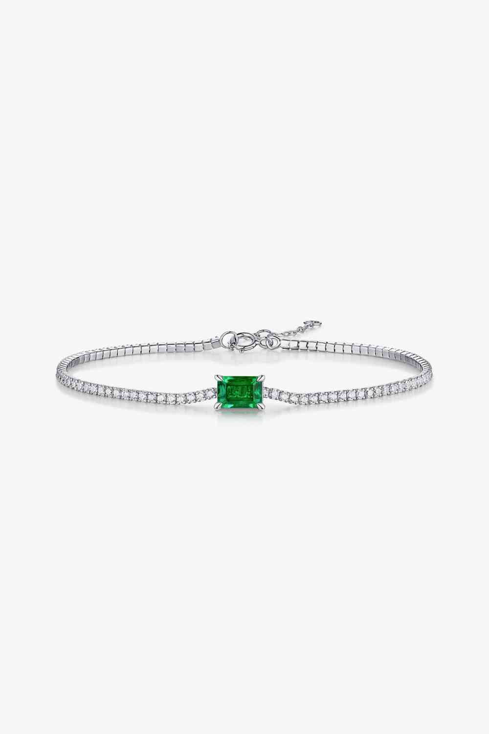 Adored  Lab-Grown Emerald Bracelet